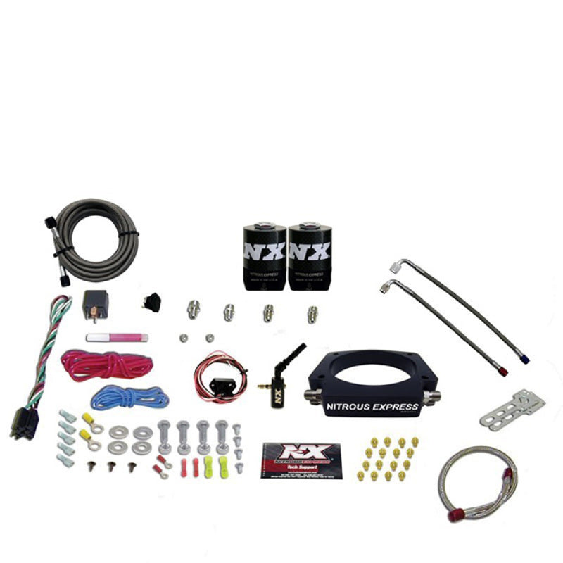 2014-NEWER GM 6.2L TRUCK NITROUS PLATE SYSTEM (35-300HP); WithOUT Bottle. - Nitrous Express - 20937-00