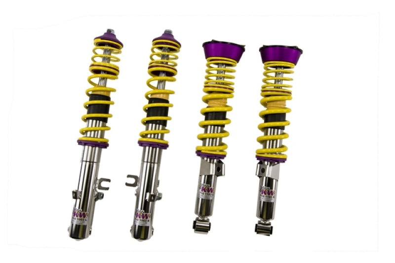 Height adjustable stainless steel coilover system with pre-configured damping 1995-1998 Porsche 911 - KW - 10271004