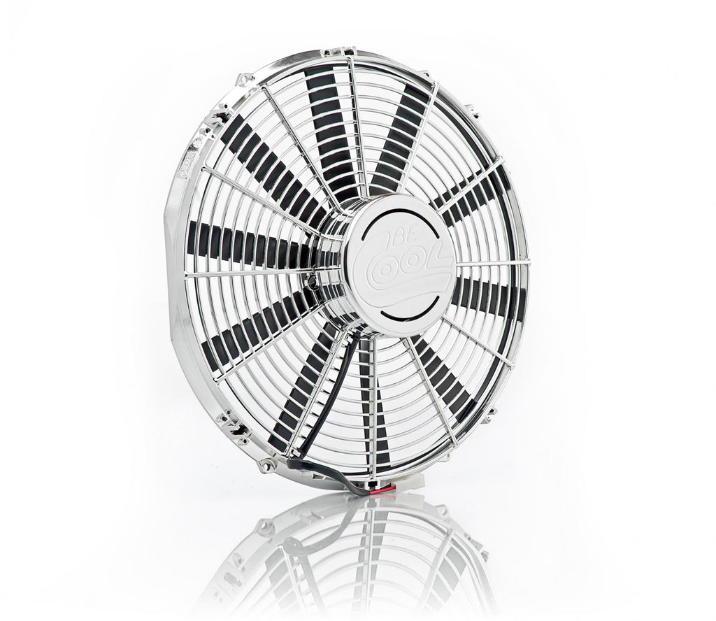 16 Inch High Torque Puller Fan Module Single Chrome Plated Be Cool Radiator - Be Cool - 98001