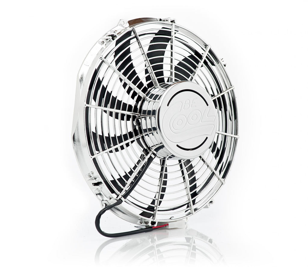 13 Inch High Torque Pusher Fan Module Dual Chrome Plated Be Cool Radiator - Be Cool - 98004
