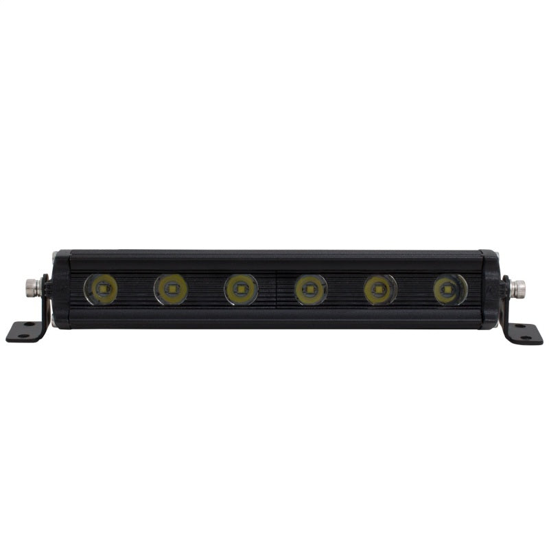 Slimline LED Light Bar; 6 in.; Clear Lens/Black Housing; White LED;    - Anzo USA - 861177