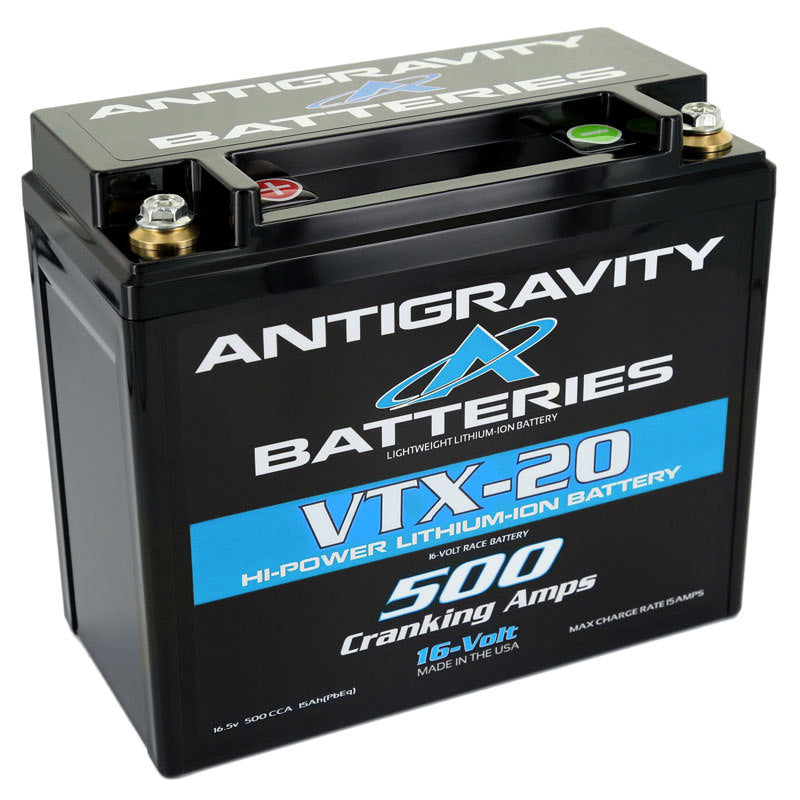 Antigravity Special Voltage YTX12 Case 16V Lithium Battery - Left Side Negative Terminal - Antigravity Batteries - AG-VTX-20-L