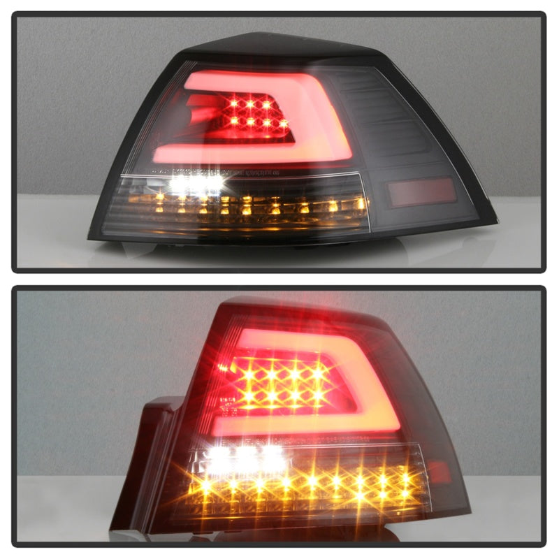 Spyder) LED Tail Lights - Version 2 - Black 2008-2009 Pontiac G8