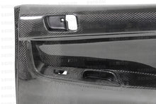 Load image into Gallery viewer, Carbon fiber rear door panels for 2008-2015 Mitsubishi Lancer EVO X - Seibon Carbon - DP0809MITEVOX-R