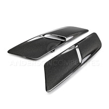 Load image into Gallery viewer, Type-OE carbon fiber hood vents for 2015-2017 Ford Mustang GT - Anderson Composites - AC-HV15FDMUGT-OE