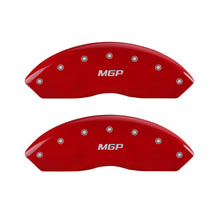 Load image into Gallery viewer, Set of 4: Red finish, Silver MGP - MGP Caliper Covers - 54001SMGPRD
