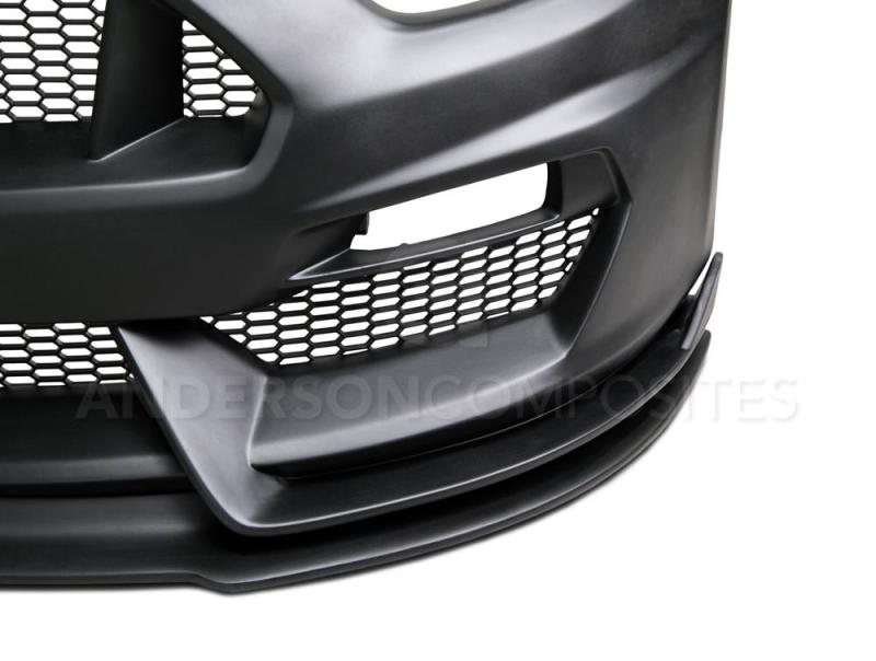 Type-GR (GT350 Style) fiberglass front bumper for 2015-2017 Ford Mustang - Anderson Composites - AC-FB15FDMU-GR-GF