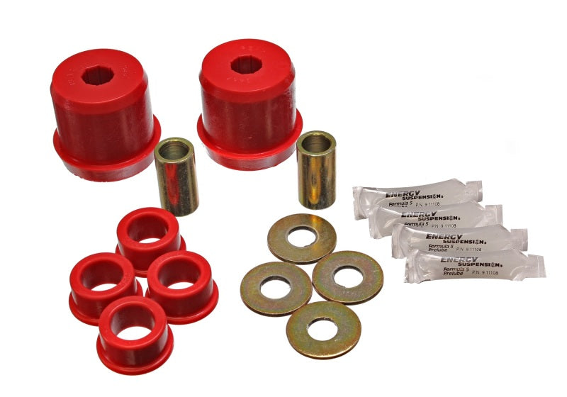 Control Arm Bushing Set; Red; Front; Performance Polyurethane; - Energy Suspension - 7.3118R