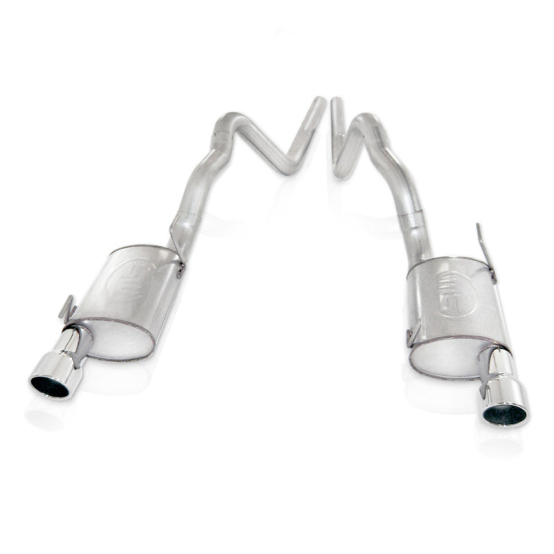 Stainless Works Catback Dual Chambered Mufflers Performance Connect 2007-2010 Ford Mustang - Stainless Works - M09GT