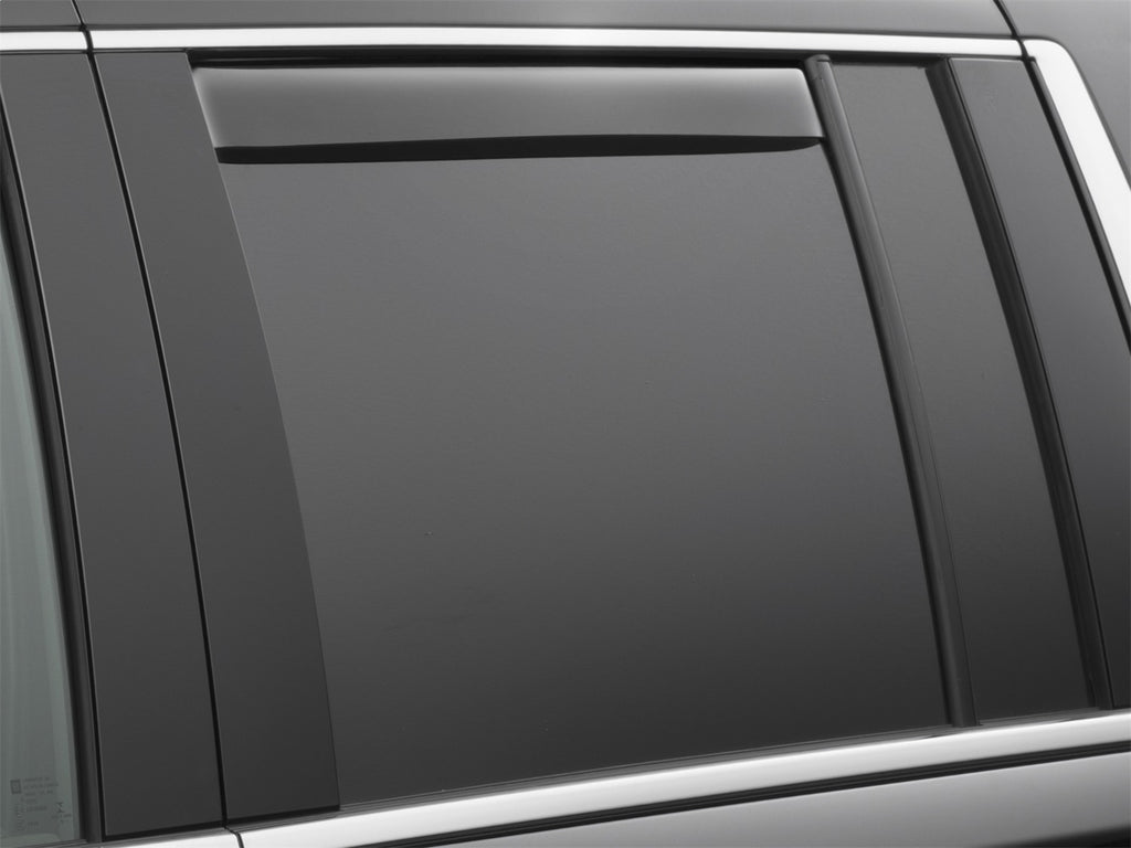 Side Window Deflector; Rear; Dark Tint; 2015-2020 Cadillac Escalade ESV - Weathertech - 83750