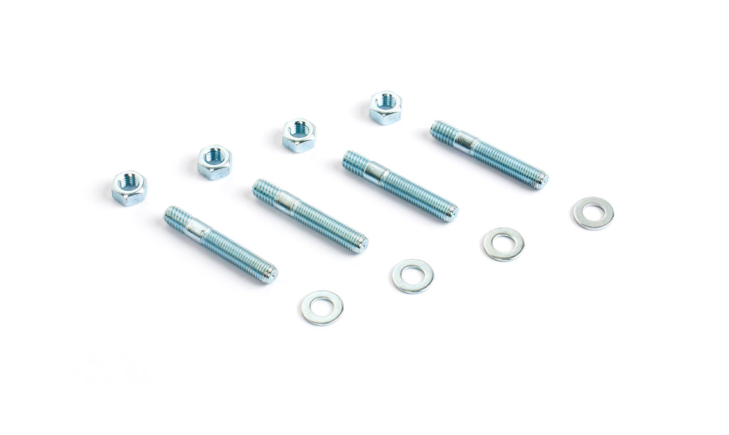 Carburetor Studs 2" Zinc Plated, Set of 4 With Washers and Nuts - Cometic Gasket Automotive - CF1001