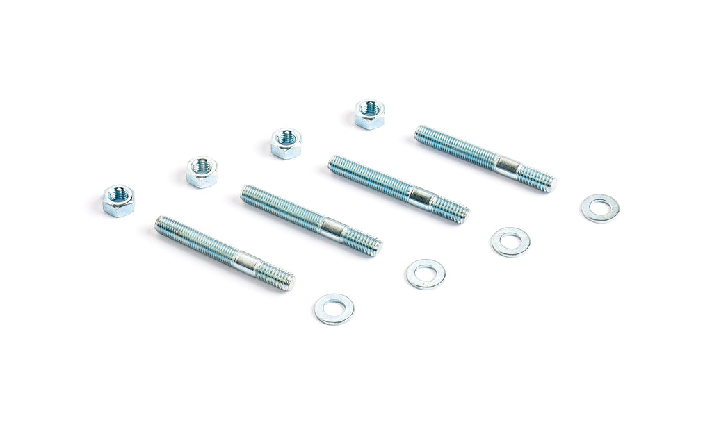Carburetor Studs 2 1/2" Zinc Plated, Set of 4 With Washers and Nuts - Cometic Gasket Automotive - CF1002