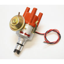 Load image into Gallery viewer, FLAME-THROWER &quot;STOCK LOOK&quot; BOSCH STYLE DISTRIBUTOR FEATURING ORIGINAL IGNITOR ELECTRONICS. 12-VOLT NEGATIVE GROUND WITH VACUUM ADVANCE. - Pertronix - D186504