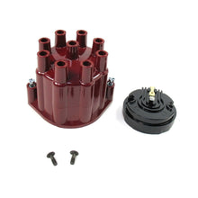 Load image into Gallery viewer, PERTRONIX REPLACEMENT CAP AND ROTOR KIT FOR 8-CYLINDER FLAME-THROWER BILLET DISTRIBUTORS. RED FEMALE STYLE CAP. - Pertronix - D600701