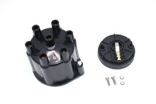 Load image into Gallery viewer, PERTRONIX REPLACEMENT  CAP AND ROTOR KIT FOR 6-CYLINDER FLAME-THROWER BILLET DISTRIBUTORS. BLACK FEMALE STYLE. - Pertronix - D606700