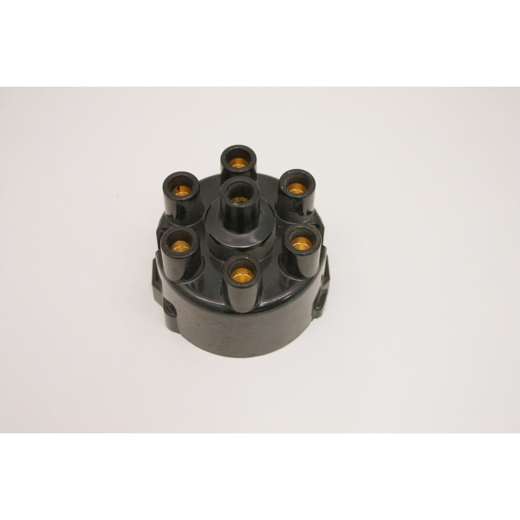 PERTRONIX REPLACEMENT CAP FOR FLAME-THROWER "STOCK-LOOK" 6-CYLINDER 45D STYLE DISTRIBUTORS. TOP EXIT CAP. - Pertronix - D656600