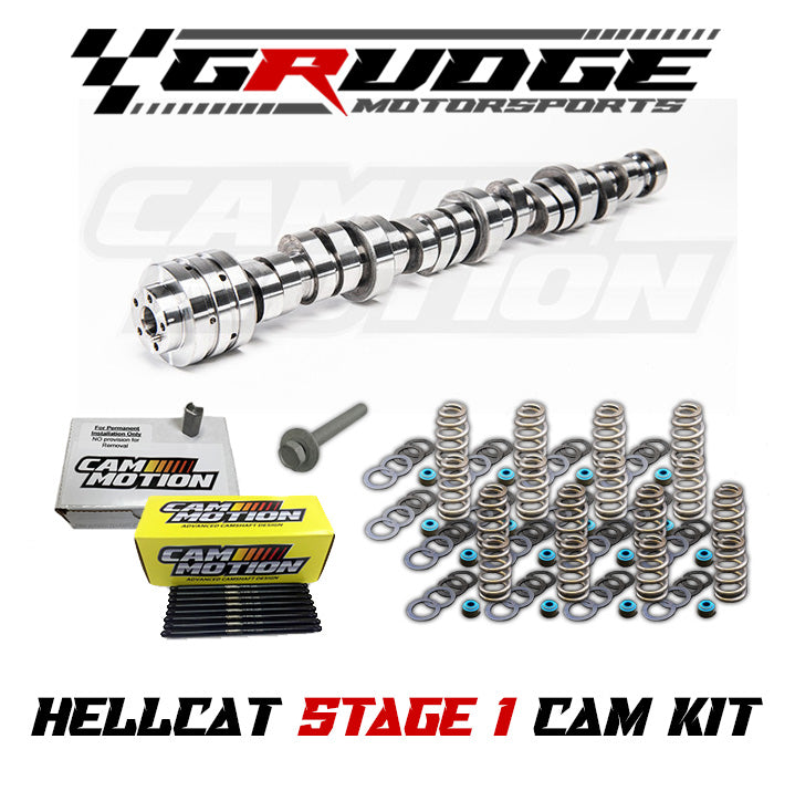 GMR Hellcat Stage 1 Cam Kit - Custom Supercharger Camshaft, Springs, Pushrods, Phaser Lock, Cam Bolt