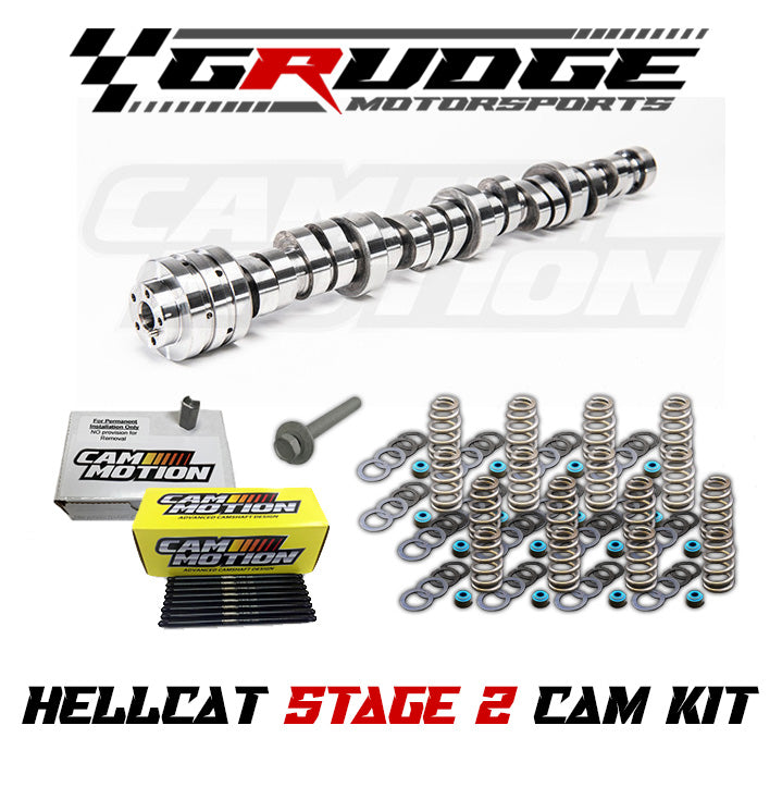 GMR Hellcat Stage 2 Cam Kit - Custom Supercharger Camshaft, Springs, Pushrods, Phaser Lock, Cam Bolt