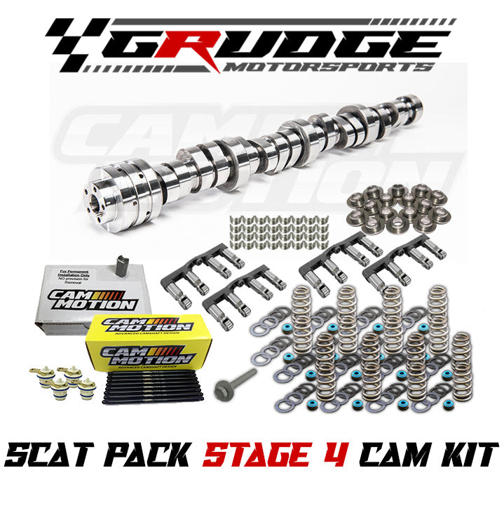 GMR Scat Pack Stage 4 Cam Kit - Stroker Camshaft, Lifters, Springs, Titanium Retainers, Locks, Pushrods, Phaser Lock, MDS Delete, Cam Bolt