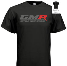 Load image into Gallery viewer, Grudge Motorsports T-Shirt &quot;Scat Girl&quot; Vertical Back - Grey On Black
