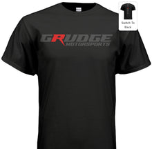 Load image into Gallery viewer, Grudge Motorsports T-Shirt &quot;Get Redeyed&quot; Vertical Back - Grey On Black