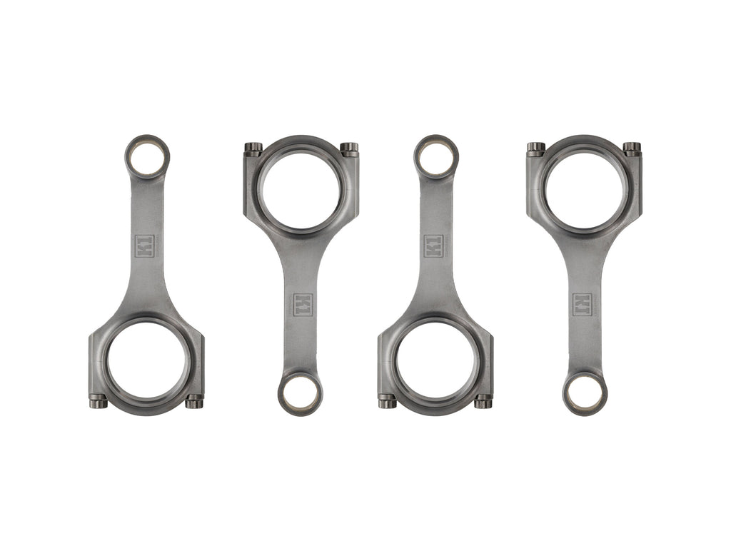 K1 Technologies Mitsubishi 4G94 Connecting Rod Set, 153.00 mm Length, 19.00 mm Pin, 50.008 mm Journal, 3/8 in. ARP 2000 Bolts, Forged 4340 Steel, H-Beam, Set of 4. - 032CM12153