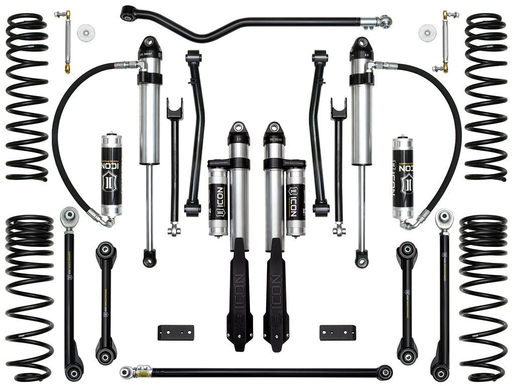 2020-UP JEEP GLADIATOR JT 2.5" STAGE 7 SUSPENSION SYSTEM WITH TUBULAR LINKS - ICON - K22107T