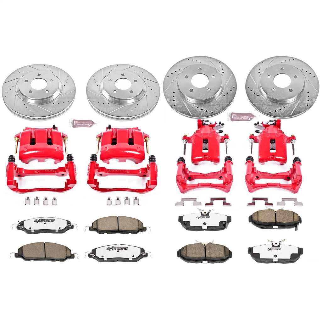 Z26 Extreme Street Warrior 1-Click Brake Kit with Calipers    - Power Stop - KC5450-26