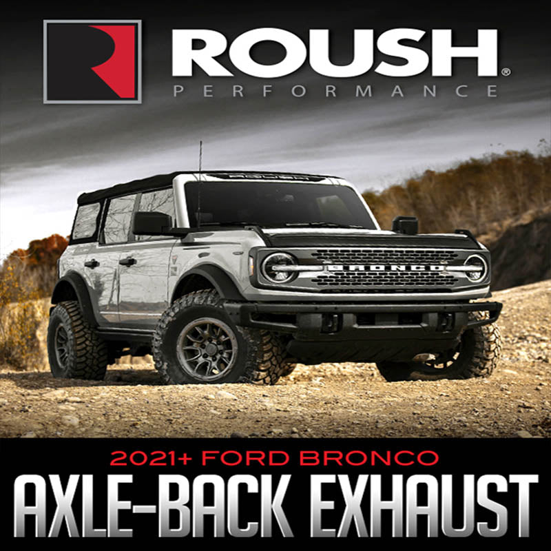 ROUSH 2021-2023 Bronco Performance Exhaust 2.3 and 2.7 - Roush Performance - 422234