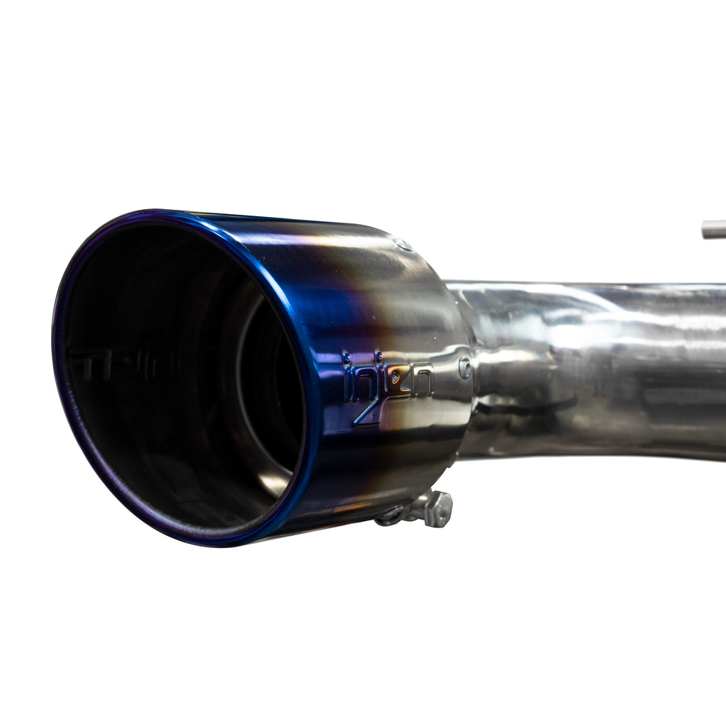 Injen Technology Stainless Steel Cat-Back Exhaust System w/ Burnt Titanium Tips 2020-2022 Toyota GR Supra - Injen - SES2300TT