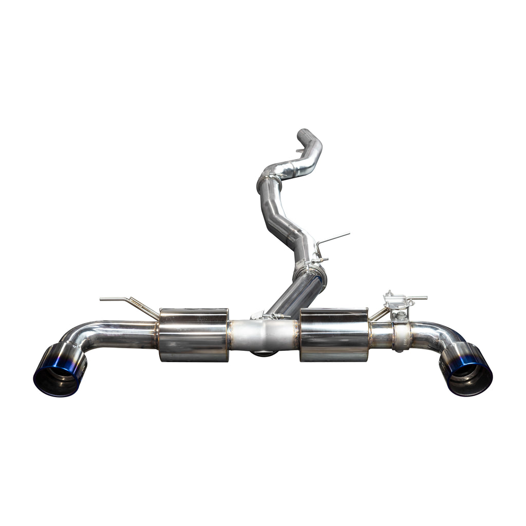 Injen Technology Stainless Steel Cat-Back Exhaust System w/ Burnt Titanium Tips 2020-2022 Toyota GR Supra - Injen - SES2300TT
