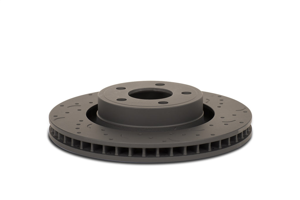 Disc Brake Rotor Talon Cross Drilled And Slotted Brake Rotors, Rear, Solid Rotor, 11.26 in. Dia., 2.72 in. Height, - 1999 Saab 9-5 - Hawk Performance - HTC4817