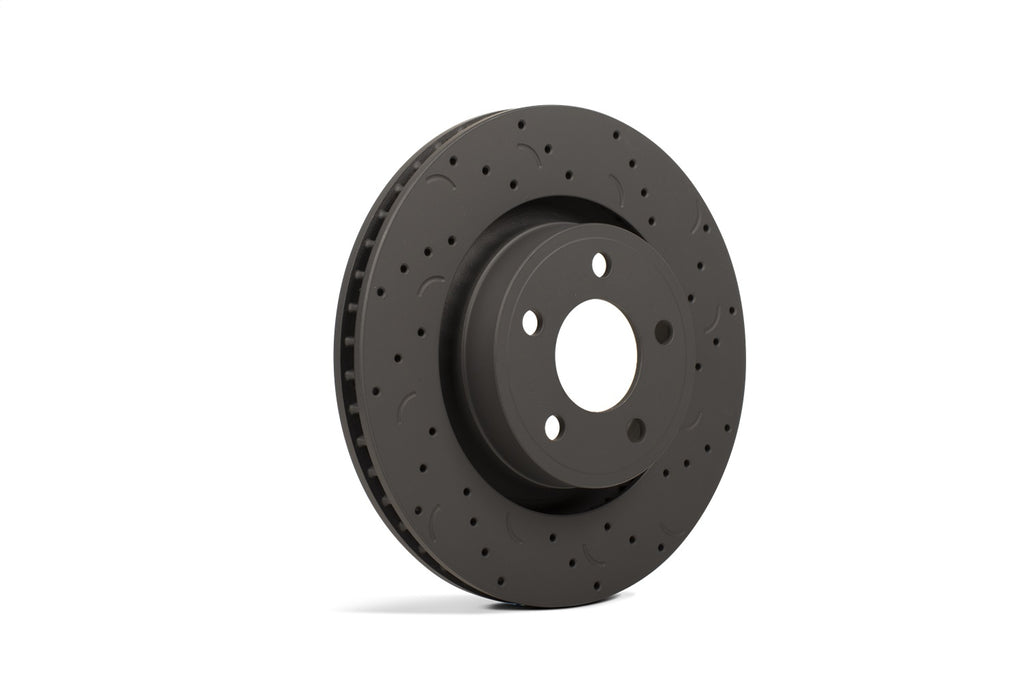 Disc Brake Rotor Talon Cross Drilled And Slotted Brake Rotors, Rear, Solid Rotor, 11.26 in. Dia., 2.72 in. Height, - 1999 Saab 9-5 - Hawk Performance - HTC4817