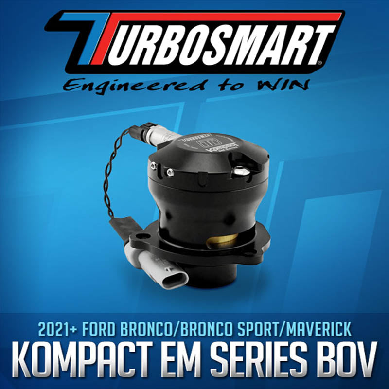 Turbosmart 21+ Bronco 2.3/2.7L Bronco Sport 2.0L Maverick 2.0L Kompact EM Plumb Back BlowOff Valve - Turbosmart - TS-0223-1282