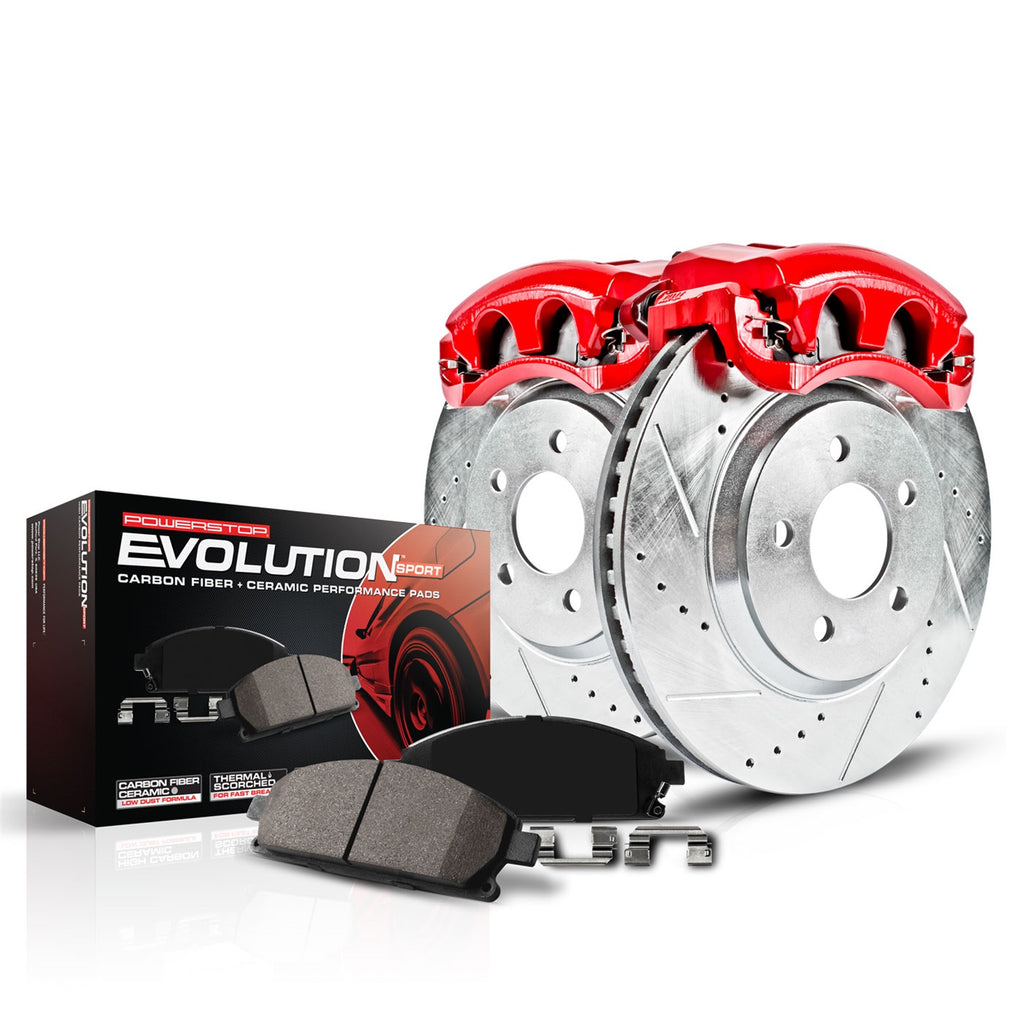 Power Stop 1-Click Performance Brake Kit with Calipers    - Power Stop - KC5939