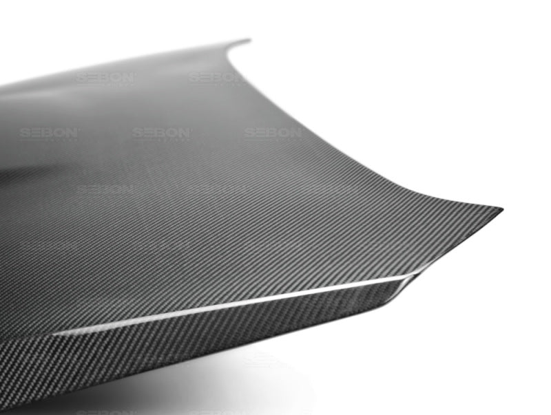 OEM-style carbon fiber hood for 2015-2018 Subaru WRX/STi - Seibon Carbon - HD15SBIMP-OE