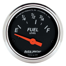 Load image into Gallery viewer, GAUGE; FUEL LEVEL; 2 1/16in.; 73OE TO 10OF; ELEC; DESIGNER BLACK - AutoMeter - 1423