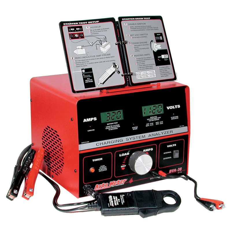 BVA-36/2; 800 Amp Variable Load Battery/Electrical System Tester - AutoMeter - BVA-36/2