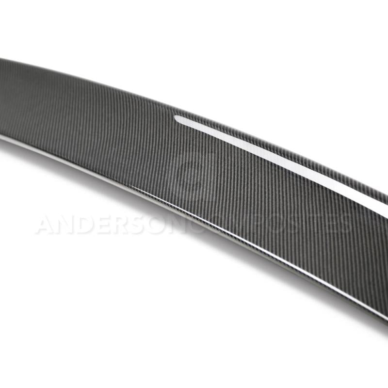 Type-OE Carbon fiber rear spoiler for 2015-2020 Dodge Challenger Hellcat - Anderson Composites - AC-RS15DGCHHC-OE