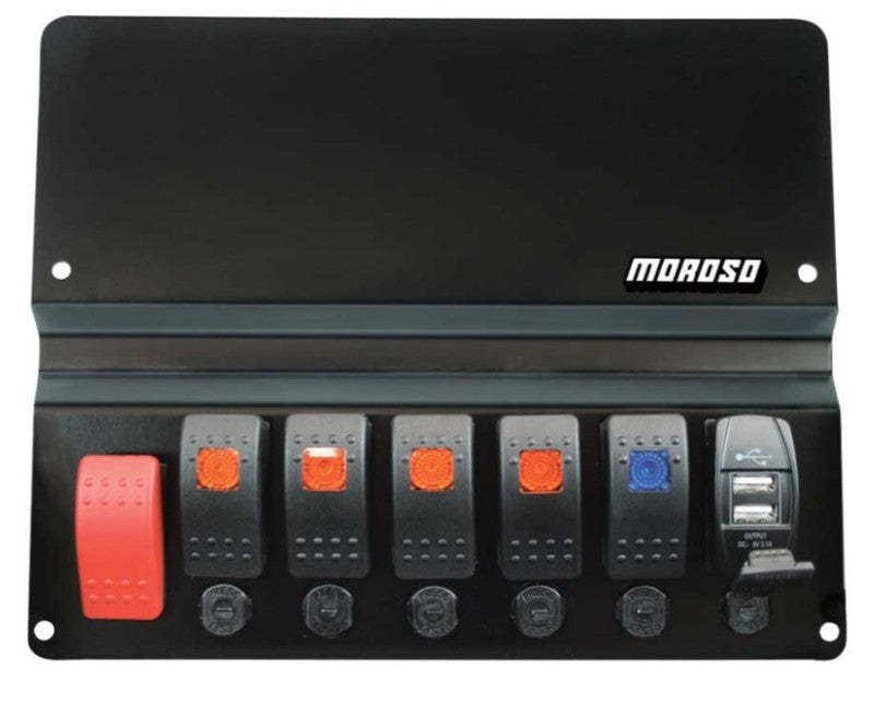 Moroso BMW E46 Dash Block Off Plate With Switches - Moroso - 74311