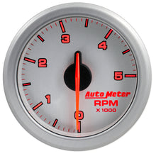 Load image into Gallery viewer, 2-1/16in. TACH; 0-5;000 RPM; AIRDRIVE; SILVER - AutoMeter - 9198-UL