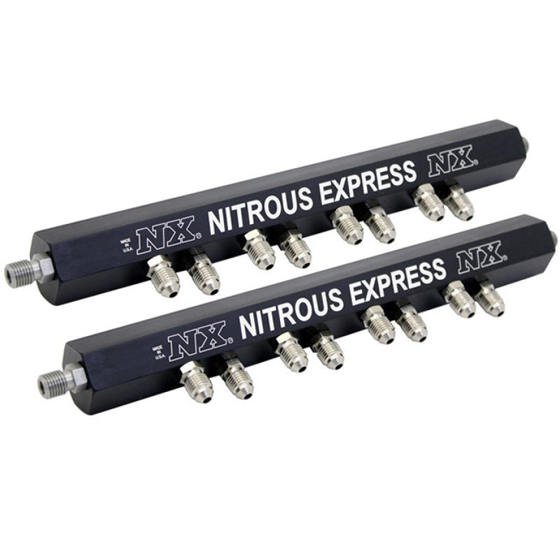 DISTRIBUTION RAIL KIT (SINGLE HOLE RAILS). - Nitrous Express - 90001