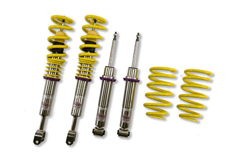 Height adjustable stainless steel coilovers with adjustable rebound damping 1998-2001 Audi A6 Quattro - KW - 15210026