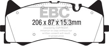 Load image into Gallery viewer, Redstuff Ceramic Low Dust Brake Pads; 2016-2018 Mercedes-Benz C63 AMG - EBC - DP32298C