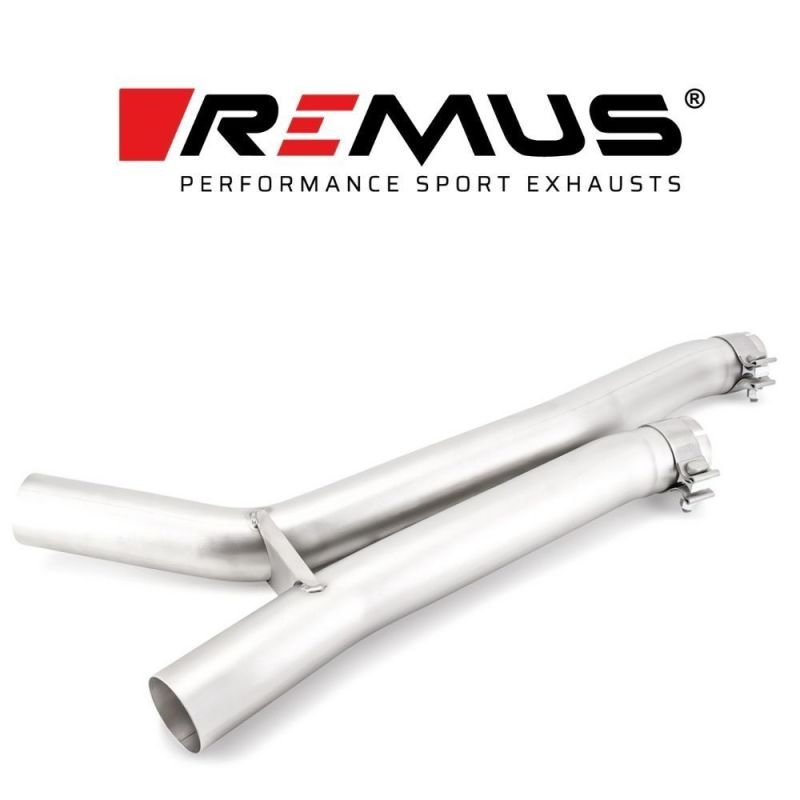 Remus 2019 BMW X3 M Competition F97 3.0L Turbo 3 (S58B30A w/GPF) Connection Tubes - Remus - 086219 6000