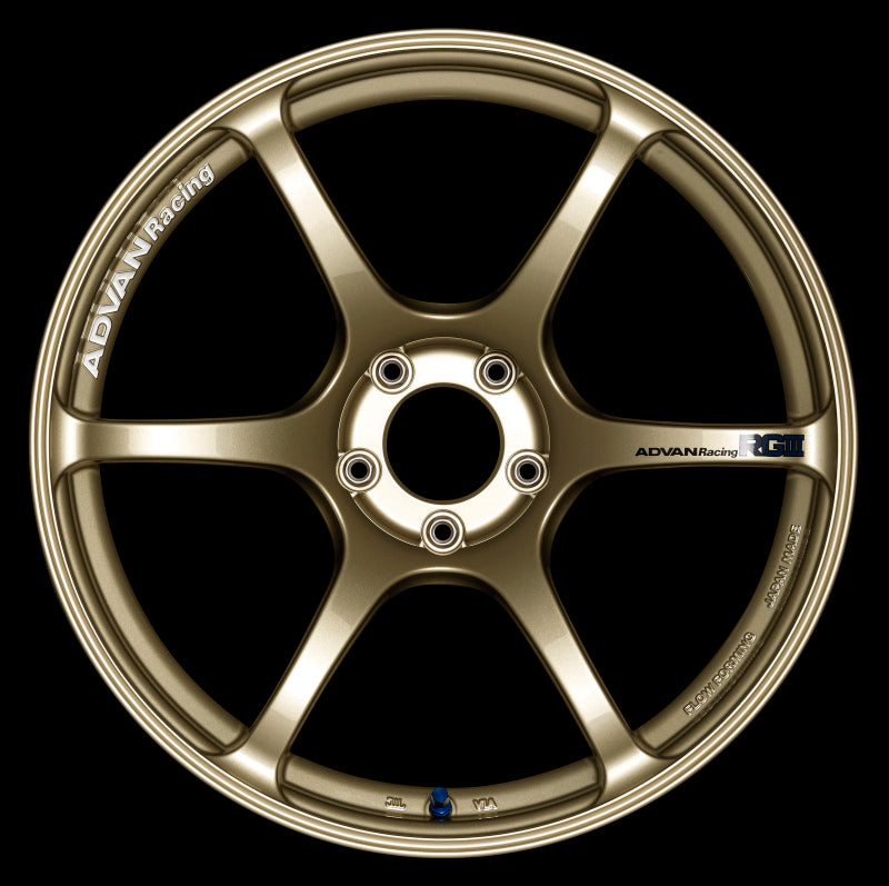 Advan RGIII 18x10.5 +15 5-114.3 Racing Gold Metallic Wheel - Advan - YAR8L15EZ