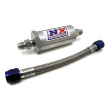 Load image into Gallery viewer, 6AN  PURE-FLO  N20 FILTER &amp; 7  STAINLESS HOSE (LIFETIME CLEANABLE). - Nitrous Express - 15610