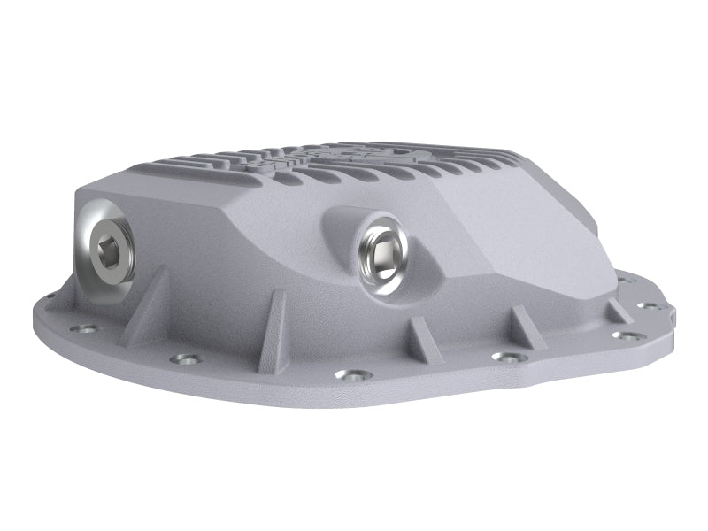 aFe Street Series Rear Differential Cover Raw w/ Machined Fins 20-21 GM Trucks V8-6.6L - aFe - 46-71260A