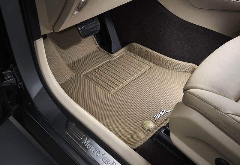3D MAXpider 2011-2019 Ford Fiesta Kagu 1st Row Floormat - Tan - 3D MAXpider - L1FR08011502