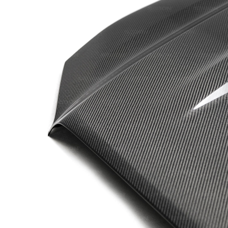 TR-style carbon fiber hood for 2015-2021 Toyota Tacoma - Seibon Carbon - HD18TYTA-TR